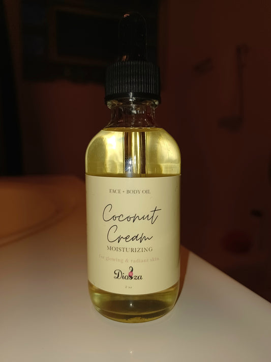 COCONUT CREAM FACE + BODY OIL